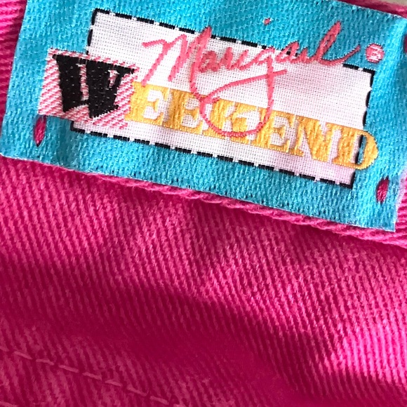 Vintage 80’s hot pink fuchsia high waist rise denim mom jeans - Picture 8 of 10